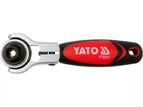YATO Hajtószár racsnis 1/4" 72T, bit és dugókulcshoz  (YT-03311)