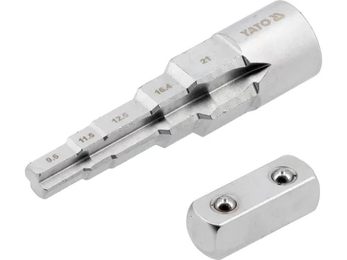 YATO Lépcsős radiátorkulcs 1/2" befogással, Cr-V acél (YT-03319)
