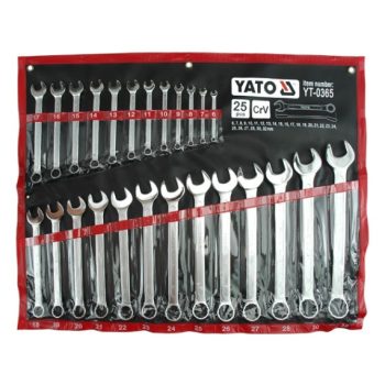   YATO Csillag-villás kulcs készlet 25 részes 6-32 mm CrV ~ (YT-0365)