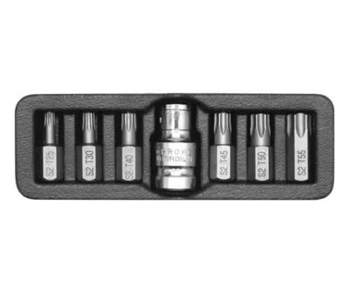 YATO Torx bit készlet 7 részes (1/2" T25-T55) (YT-0410)