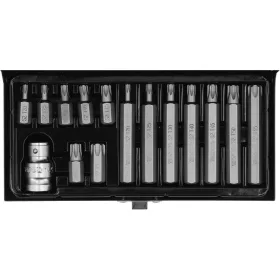   YATO Torx bit készlet 15 részes 1/2": T20-T55 (YT-0411)