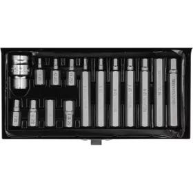   YATO Bit készlet 15 részes (imbusz) H4-H12 1/2" (YT-0413)