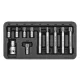 YATO Bit készlet 11 részes SPLINE M5-M12 L=30mm,L=75mm 1/2"  (YT-0415)