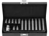 YATO Torx készlet 15 részes tamperproof T20-T55 L=30mm, L=75mm 1/2" (YT-0417)