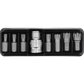   YATO Bit készlet 8 részes RIBE M5-M14 L=30mm 1/2"  (YT-0418)