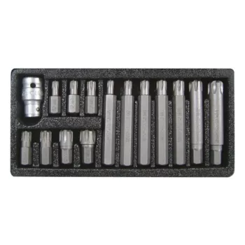   YATO Bit készlet 15 részes RIBE M6-M14 L=30mm 1/2" (YT-0419)