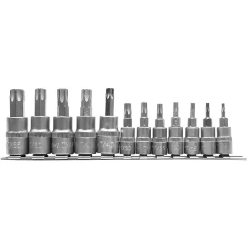 YATO Bithegy dugófejjel Torx 12 r. (1/4 " L=37mm T8-T30, 3/8" L=48mm T40-T55) (YT-04331)