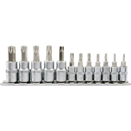 YATO Bithegy dugófejjel Torx Tamperp. 12 r. (1/4 " L=37mm T8-T30, 3/8" L=48mm T40-T55) (YT-04332)