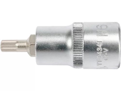 YATO Bithegy dugófejjel SPLINE M6 1/2" CrV (YT-04341)