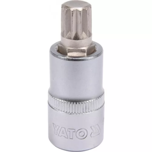 YATO Bithegy dugófejjel SPLINE M12 1/2" CrV (YT-04344)