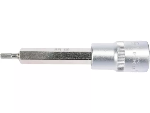 YATO Bithegy dugófejjel SPLINE M5 1/2" hosszú (YT-04350)