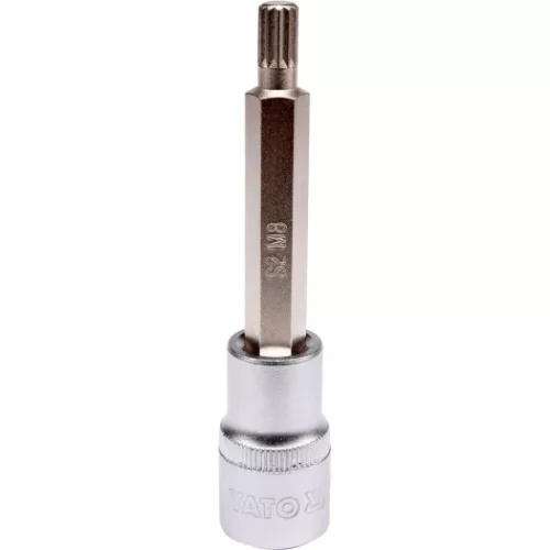 YATO Bithegy dugófejjel SPLINE M8 1/2" hosszú (YT-04352)