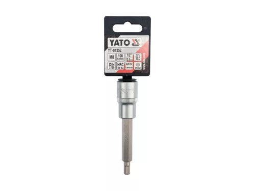 YATO Bithegy dugófejjel SPLINE M8 1/2" hosszú (YT-04352)