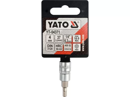 YATO Bithegy dugófejjel imbusz 4 1/4" CrV (YT-04371)