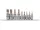YATO Imbusz bitfej készlet 1/4” és 3/8” meghajtással, 2–12 mm, 9 részes (YT-04401)