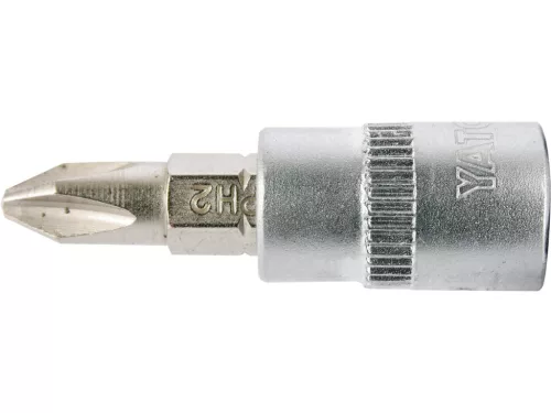 YATO Phillips bitfejes dugókulcs 1/4” meghajtással, PH2, 37 mm, S2 / CrV 6150 (YT-04412)