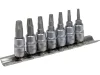 YATO Bitfejkészlet sérült Torx csavarokhoz, 1/4”, TE10–TE40, 7 részes (YT-04581)