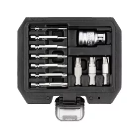   YATO Sérült külső Torx csavar kiszedő készlet E10–E55, 1/4” és 3/8”, 11 részes (YT-04582)