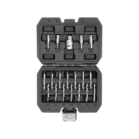   YATO Sérült csavarkiszedő bitkészlet spirálprofilú Hex és Torx fejekkel, 19 részes (YT-04584)