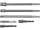 YATO Dugókulcs adapter bitbefogású készlet 6 részes 1/4 - 3/8 - 1/2col (YT-04629)