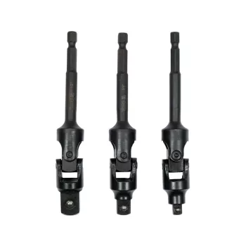   YATO 3 részes Fúróba fogható csuklós dugókulcs adapter készlet 1/4"-3/8"-1/2" (YT-04641)