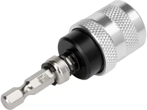 YATO Gipszkarton bitfej tartó 1/4” HEX, 75 mm, mélységhatárolóval (YT-04665)