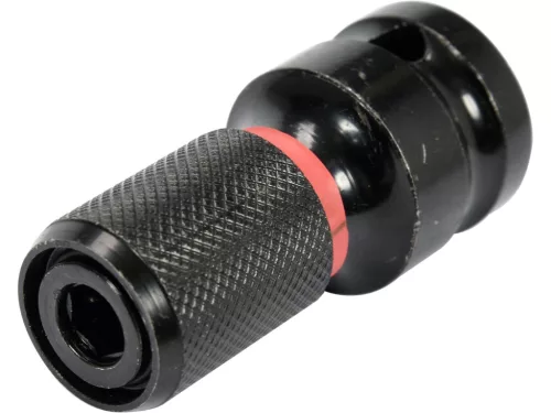 YATO Bitadapter ütvecsavarozóhoz, 1/2” négyszög–1/4” hatszög, 50 mm (YT-04691)