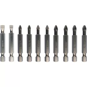   YATO Bithegy készlet 50mm 10 részes (5-6-PH1-PH2-PZ1-PZ2) (YT-04832)
