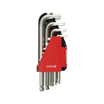 YATO Imbuszkulcs készlet 10 részes CrV (2-12)  (YT-0509)