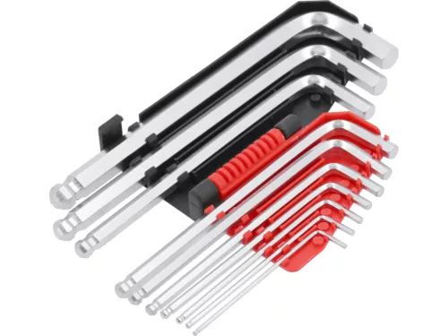 YATO Gömbvégű imbuszkulcs készlet 2–12 mm, 10 részes (YT-0509)
