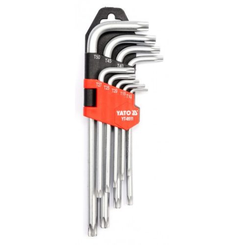 YATO Torx kulcs készlet 9 részes T10-T50 (YT-0511)