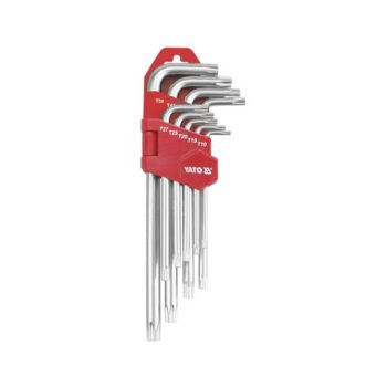   YATO Torx kulcs készlet 9 részes hosszú T10-T50  (YT-0512)