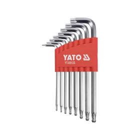   YATO Torx kulcs készlet 8 részes T9-T40 gömbfejű (YT-05123)