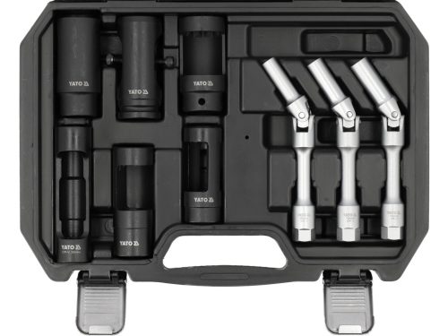 YATO Izzító gyertya és befecskendező szerelő készlet 9 darabos (YT-05349)