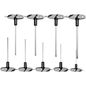   YATO T-kulcs készlet 9 részes torx tamperproof S2 (YT-05615)