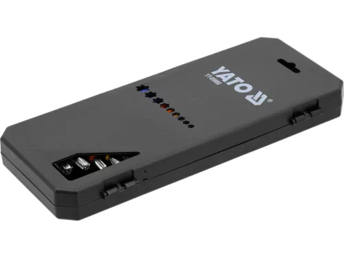 YATO Imbusz és biztonsági Torx kulcskészlet, extra hosszú, gömbvégű, S2 acél, színkódolt, 18 részes (YT-05660)