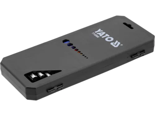 YATO Imbusz és biztonsági Torx kulcskészlet, extra hosszú, gömbvégű, S2 acél, színkódolt, 18 részes (YT-05660)