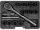 YATO Csavarkiszedő dugókulcs készlet 3/8” racsnival, 8–19 mm, 16 részes (YT-05897)