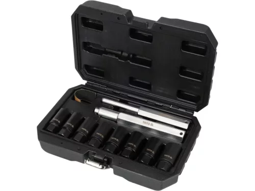 YATO Kerékőr leszedő dugókulcs készlet 18–25 mm, 10 részes (YT-060302)
