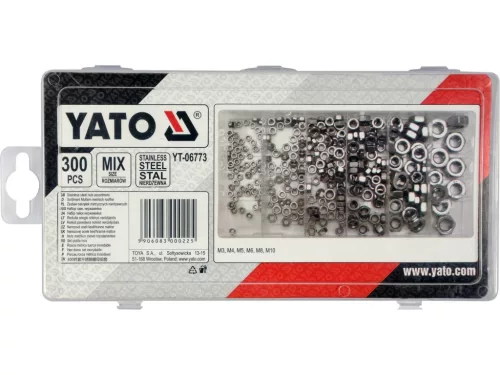 YATO Csavaranya készlet acél 300db (YT-06773)
