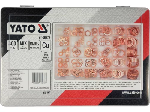 YATO Rézalátét csomag 300db (YT-06872)