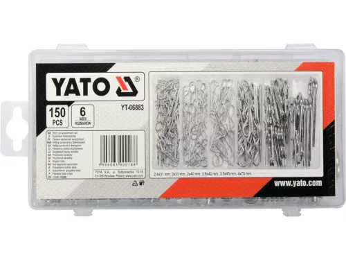 YATO Rugós csapszeg készlet 150db (YT-06883)