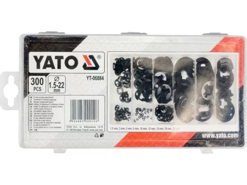 YATO E-gyűrű csomag 300db (YT-06884)
