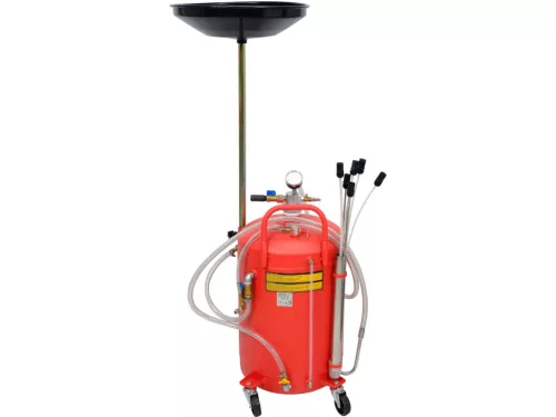 YATO Pneumatikus olajleeresztő és olajleszívó készülék 65 l, 5 l tölcsérrel (YT-07191)
