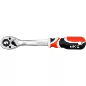   YATO Hajtószár racsnis 1/2" hajlított szár, lágy fogantyús (YT-0732)