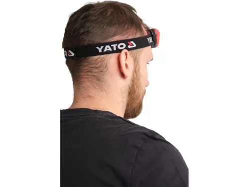 YATO Fejlámpa színellenőrzéshez CRI96+, 160 lm, 3 fényhőmérséklettel (YT-08490)