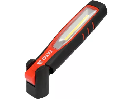 YATO Akkus LED szerelőlámpa 10 W COB, 1000 lm, IP65 mágneses kivitelben (YT-08524)