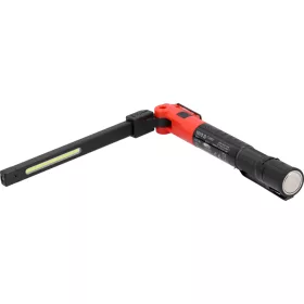   YATO Akkus LED szerelőlámpa 350 lm, slim kivitel, mágnessel és klipsszel (YT-08525)