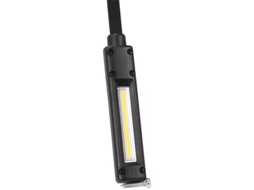 YATO Akkus LED szerelőlámpa hajlítható karral és mágneses talppal, 500 lm, 2600 mAh, IP54 (YT-08527)