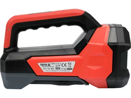 YATO Akkumulátoros keresőlámpa és munkalámpa 2 az 1-ben, 1000 lm, 8000 mAh (YT-08548)